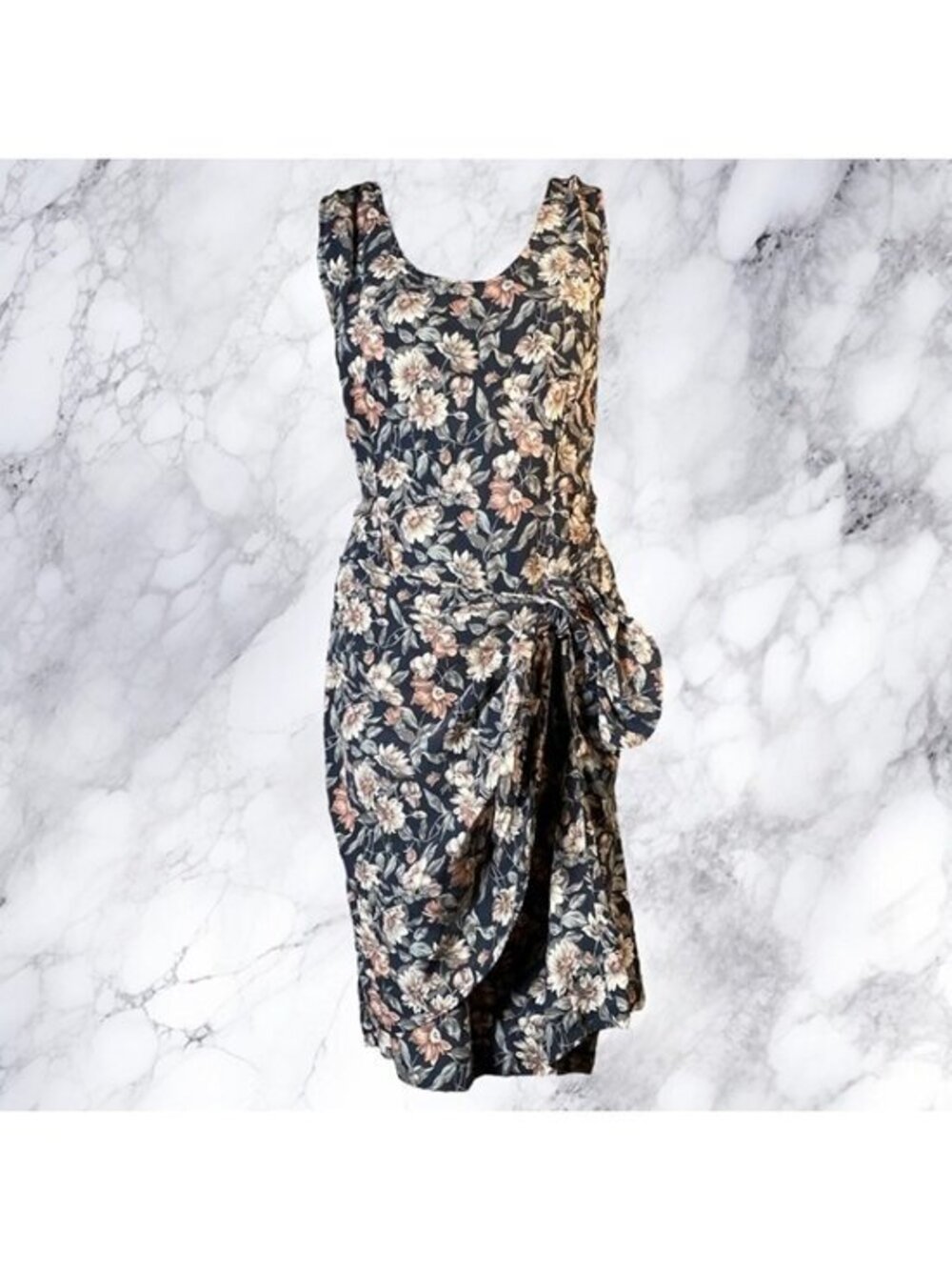 VTG Express 90’s Silk Daisy Mini Dress